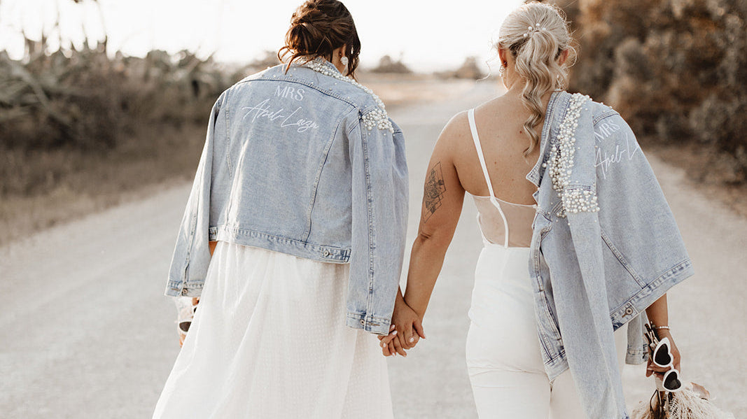 Bridal Jackets Australia | Pearl Denim Jacket
