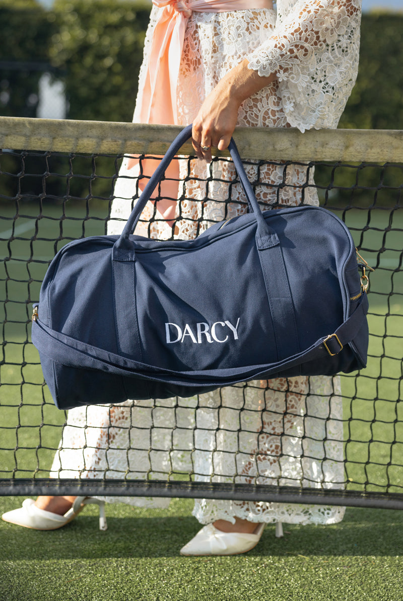 Personalised Duffle Bag | Custom Bag Navy | Mens Duffle Bag