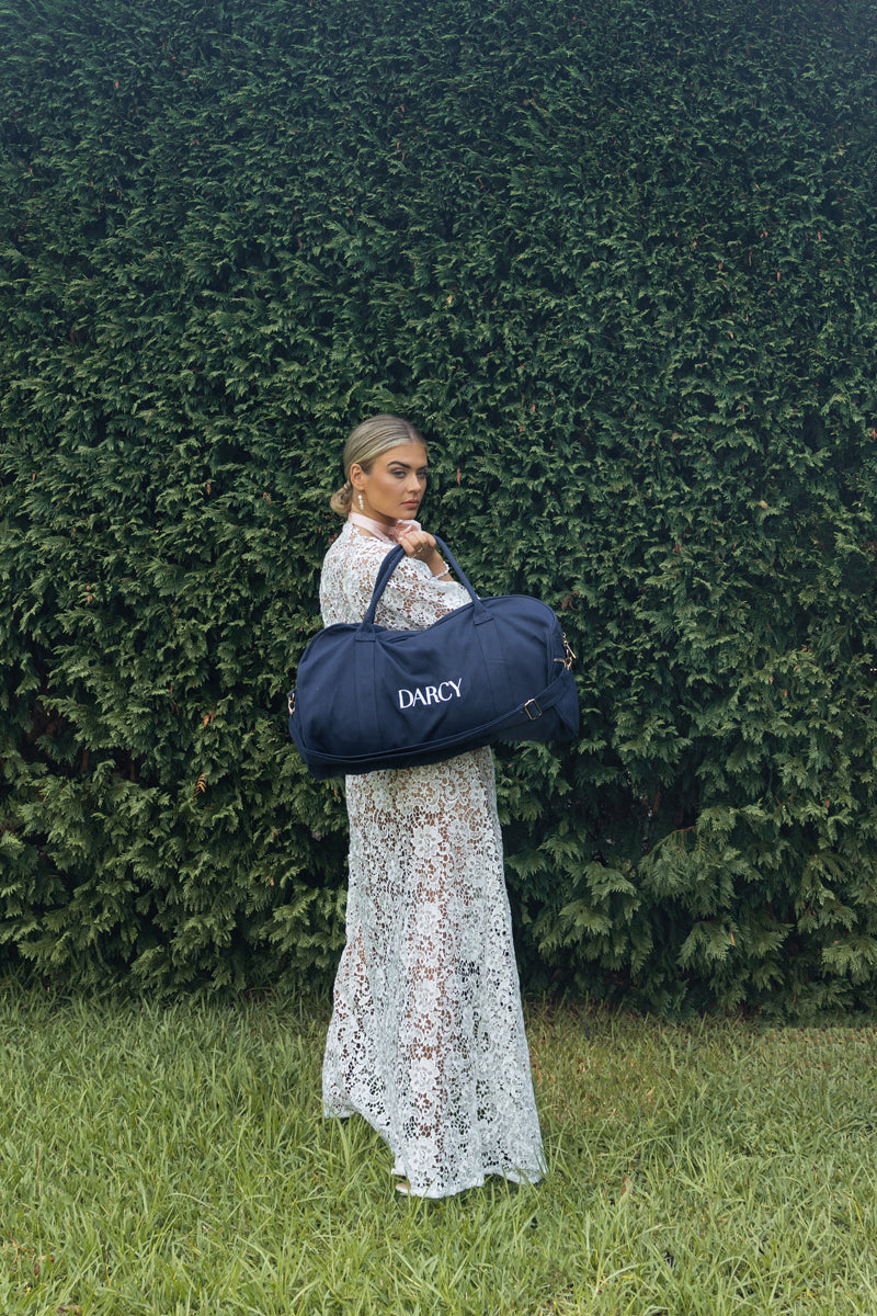 Personalised Duffle Bag | Navy Duffle Bag