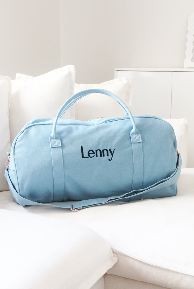Custom Duffle Bag Blue | Mens Duffle Bags | Personalised Bags