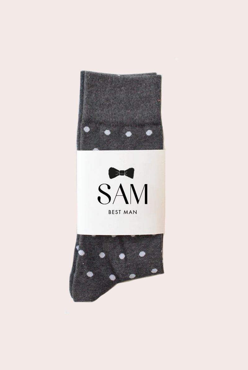 Personalised Groomsman Socks