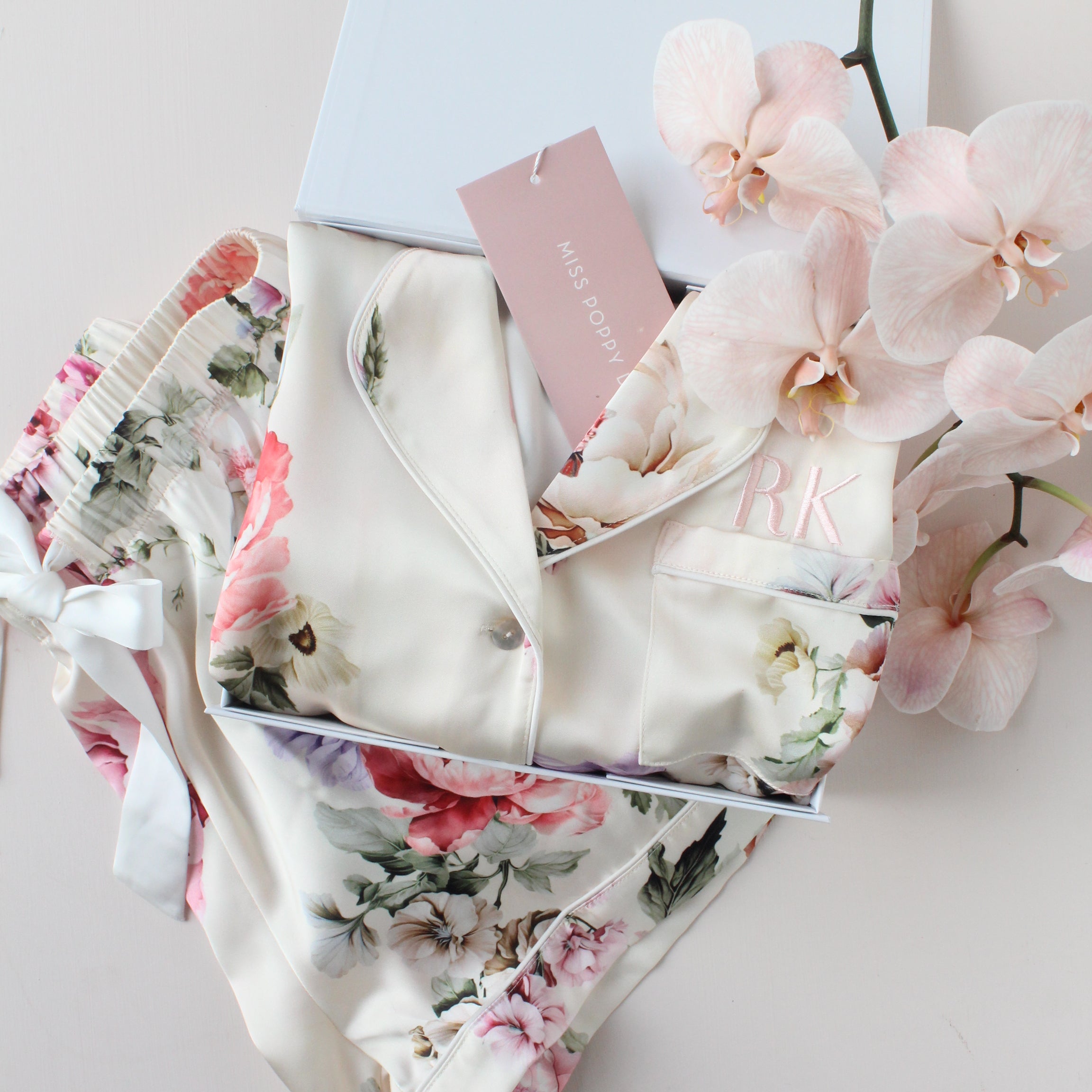 Floral Bridesmaid Pyjamas | Getting Ready Outfit