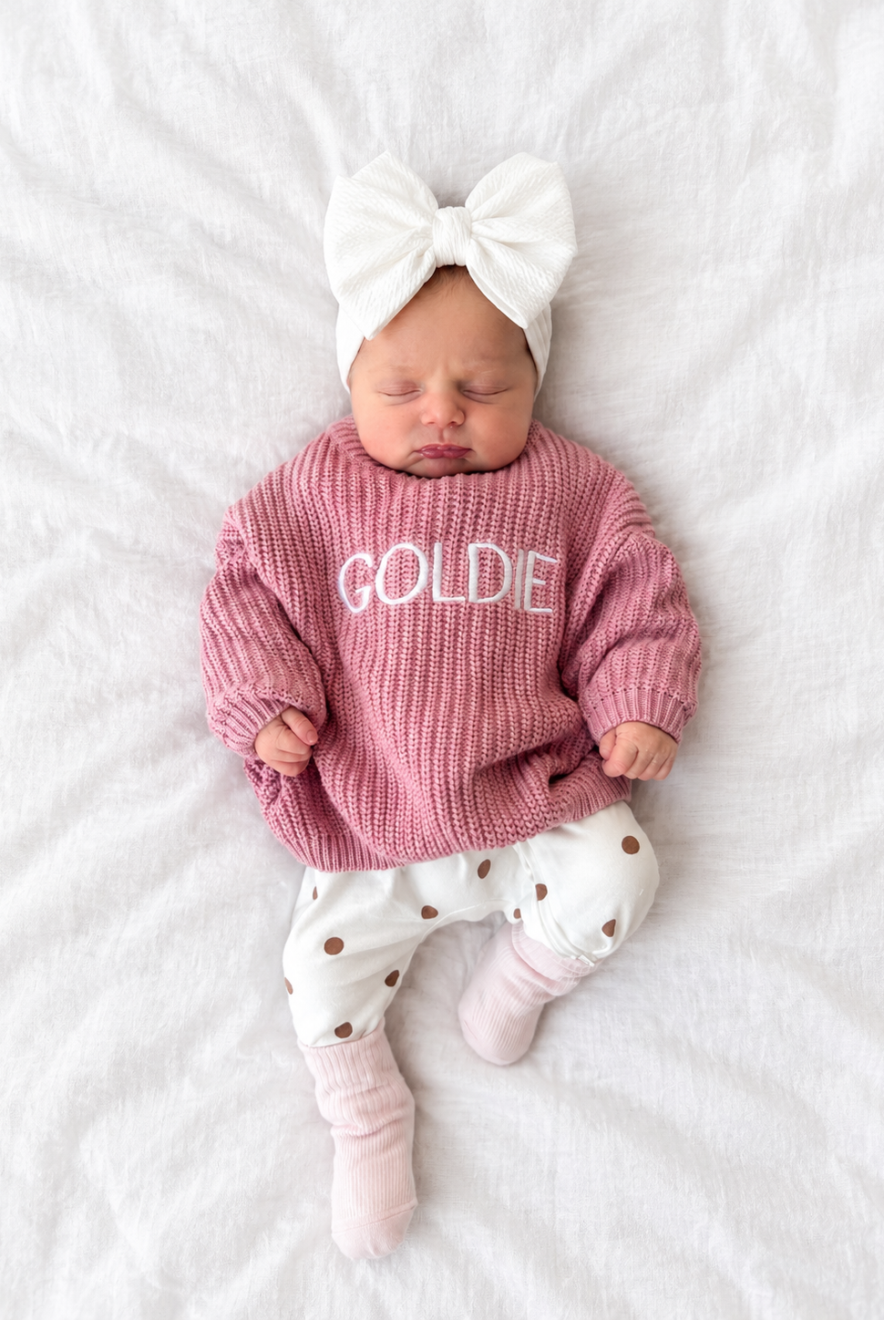 Personalised Knit for baby