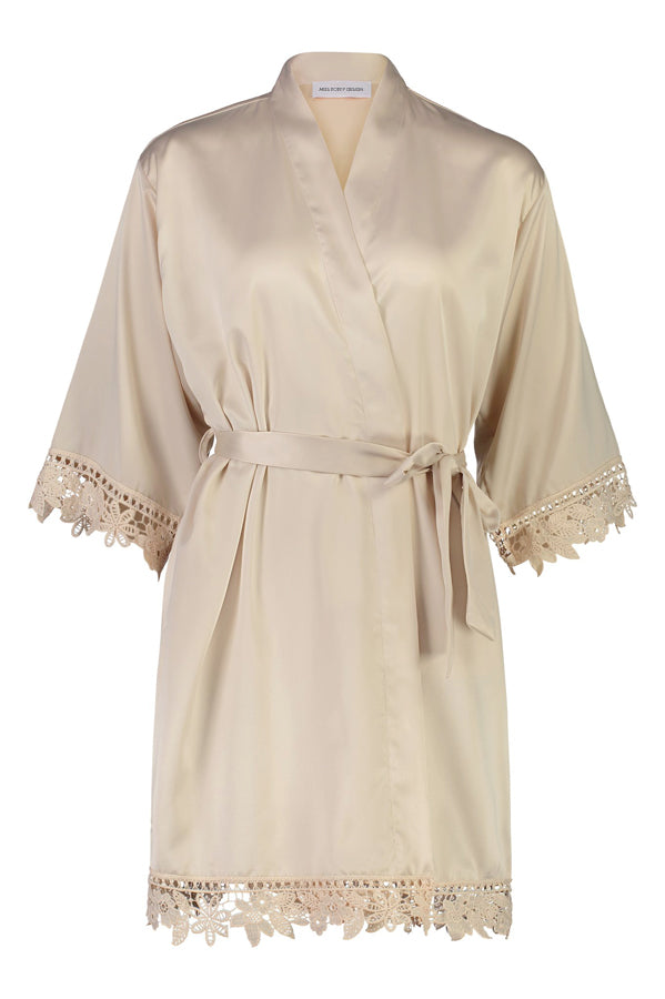 Champagne Bridal Robes Miss Poppy Design Melbourne Bridal Robes
