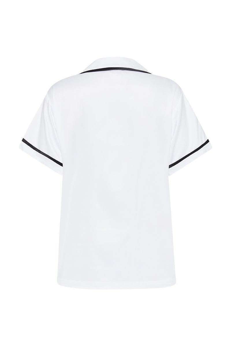 White Satin Bridesmaid Pyjamas | Bridesmaid PJ Set