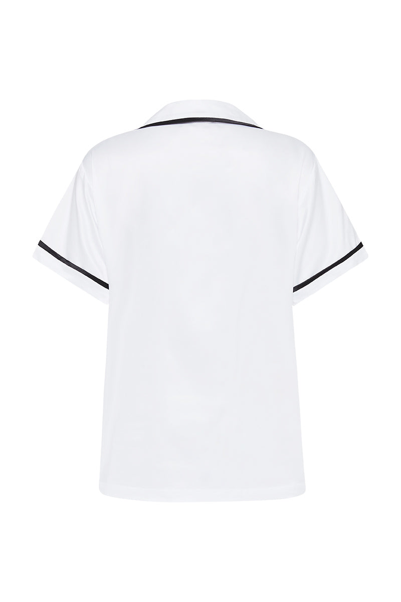 White Satin Bridesmaid Pyjamas | Bridesmaid PJ Set