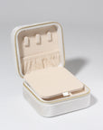 White Velvet Jewellery Case