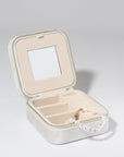 White Velvet Jewellery Case