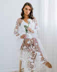 Lace Bridal Robe | Wedding Getting Ready Robe | Bridal Robe