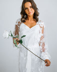 Floral Lace Bridal Robe | Bridal Robes Australia | Wedding Robe