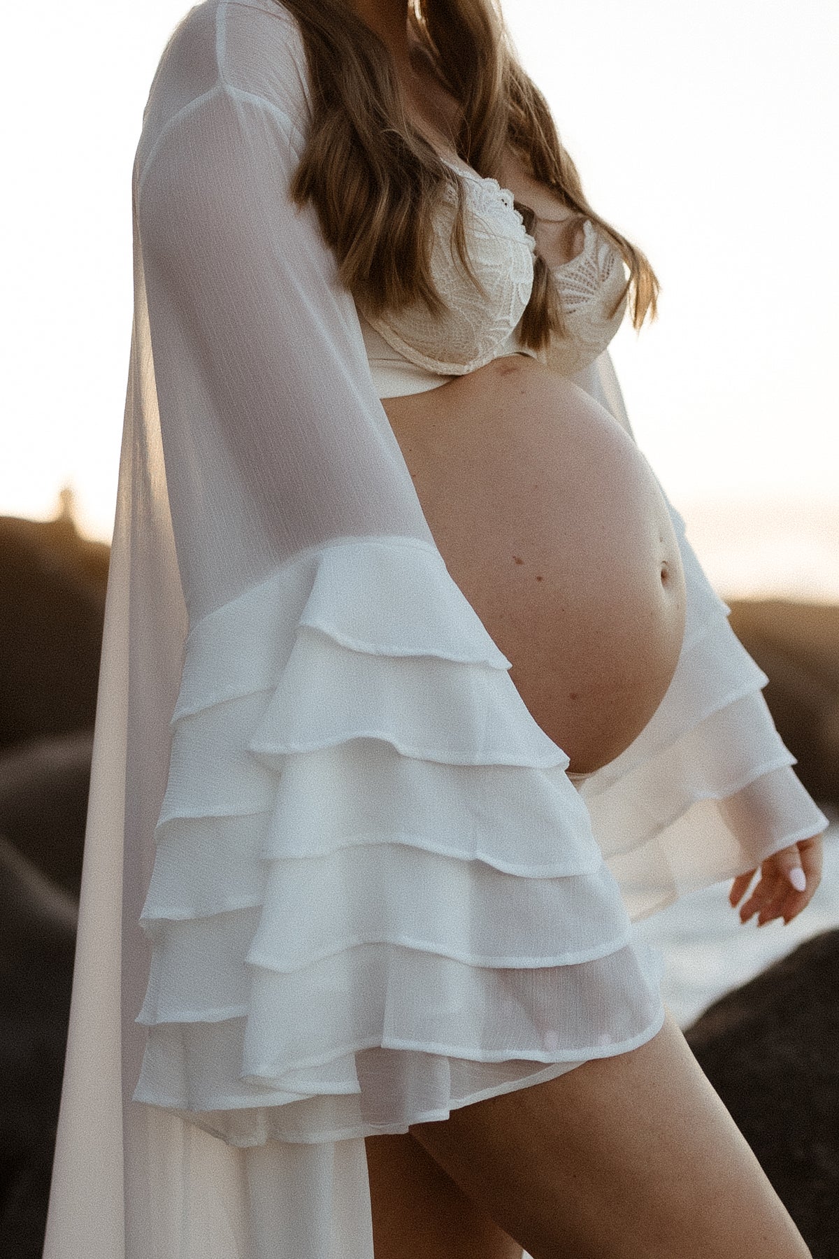 Chloe Chiffon Bridal Robe