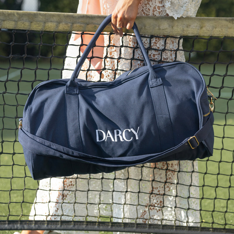 Personalised Duffle Bag | Custom Bag Navy | Mens Duffle Bag

