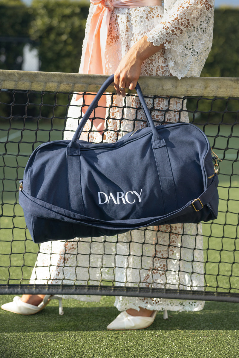Personalised Duffle Bag | Custom Bag Navy | Mens Duffle Bag
