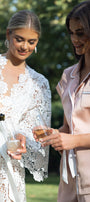 Bridal Party Champagne Flute | Bridesmaid Glasses