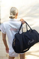 Custom Duffle Bag Black | Personalised Bag | Mens Duffle Bag