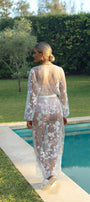 Floral Lace Robe | Wedding Morning Robe