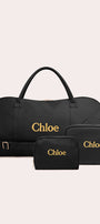 Black Personalised Overnight Bag Set