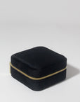 Black Velvet Jewellery Case | Personalised Gift | Bridesmaid Gift