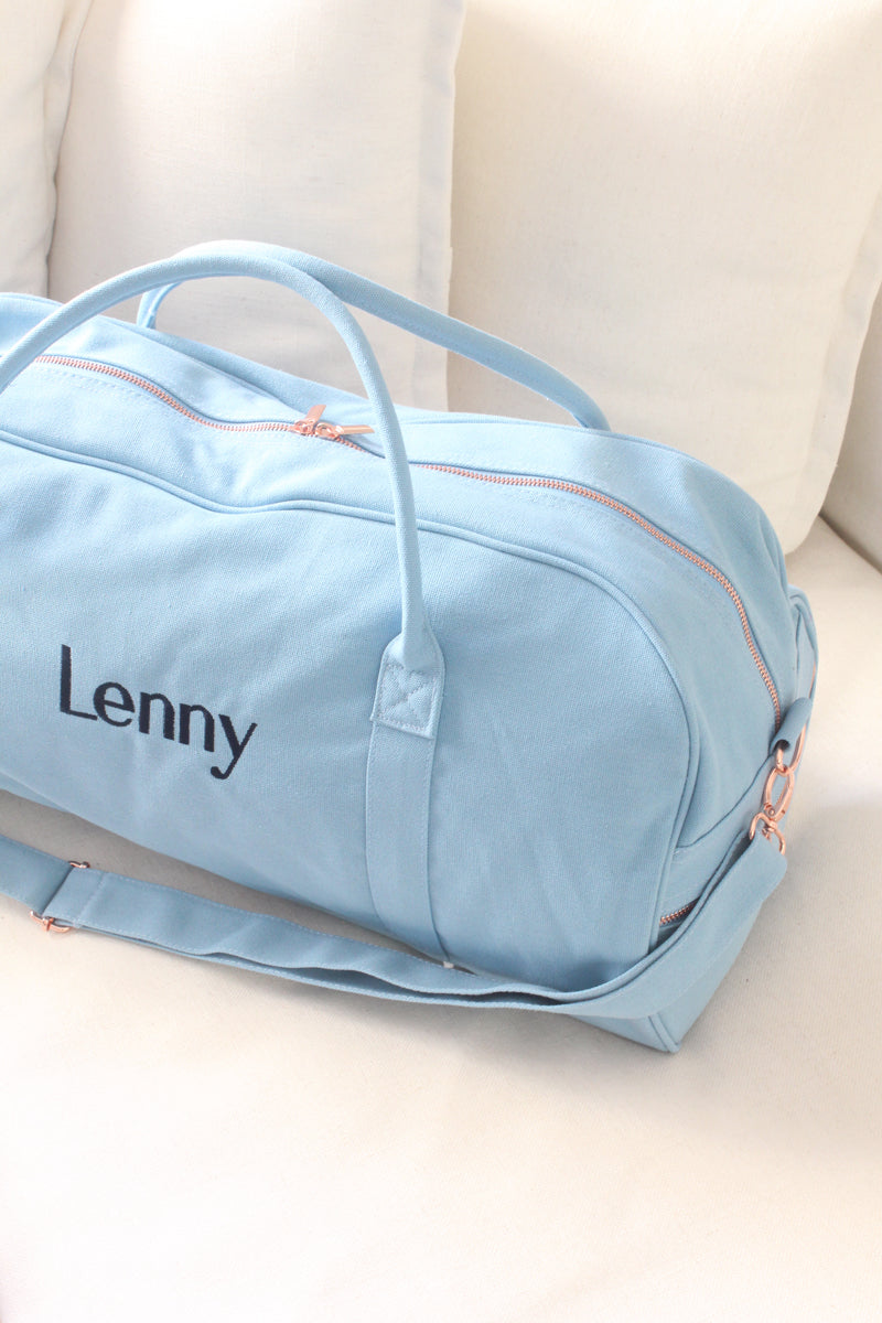 Personalised Duffle Bag - Blue