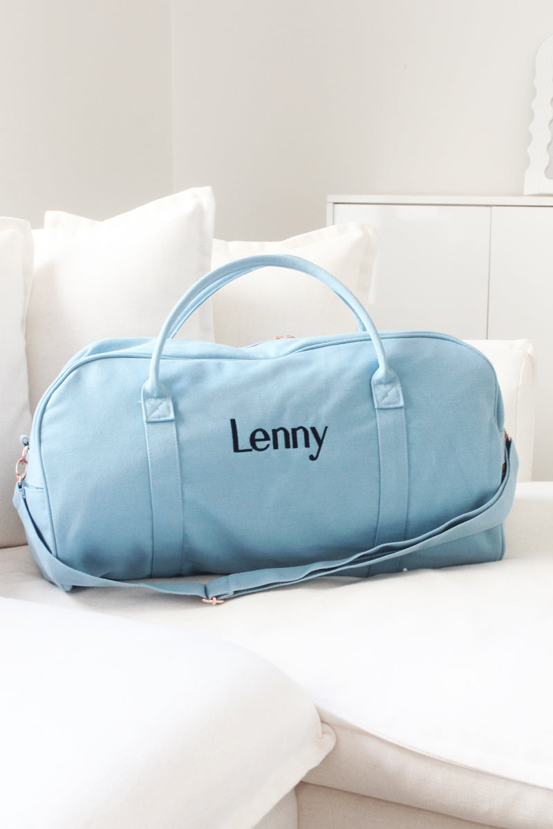 Personalised Duffle Bag - Blue