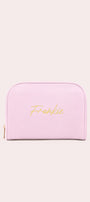 Blush Pink Personalised Makeup Bag