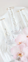 Bridal Party Champagne Flute | Bridesmaid Glasses