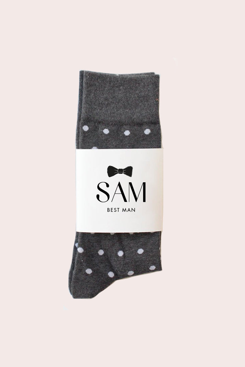 Personalised Groomsman Socks