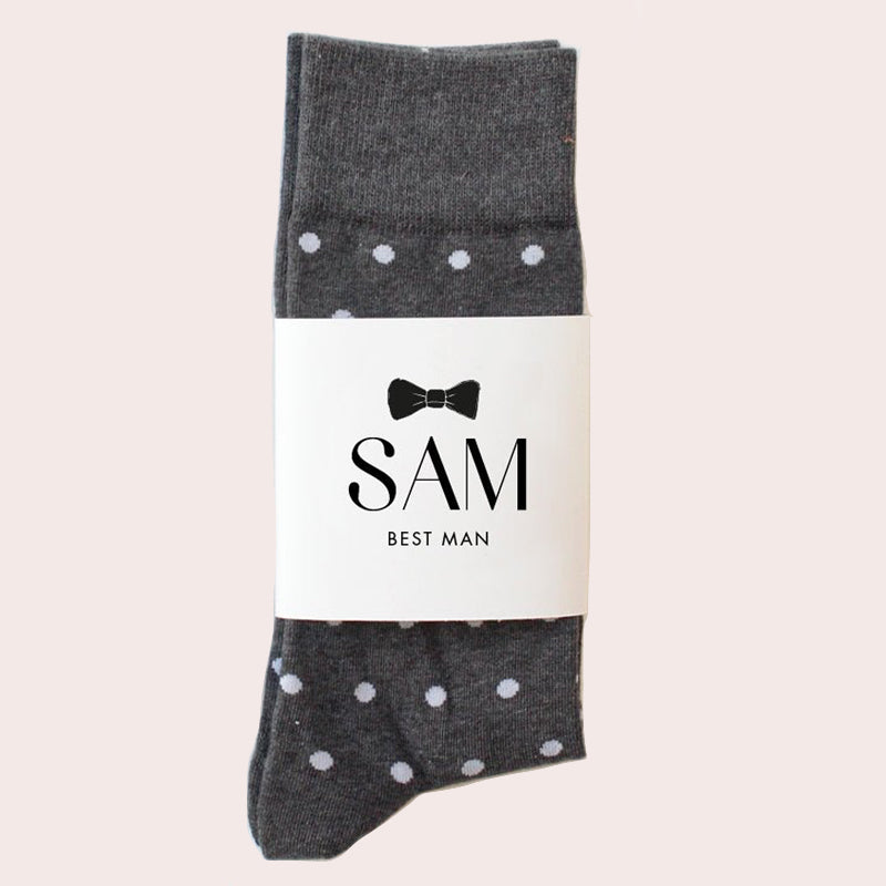 Personalised Groomsman Socks