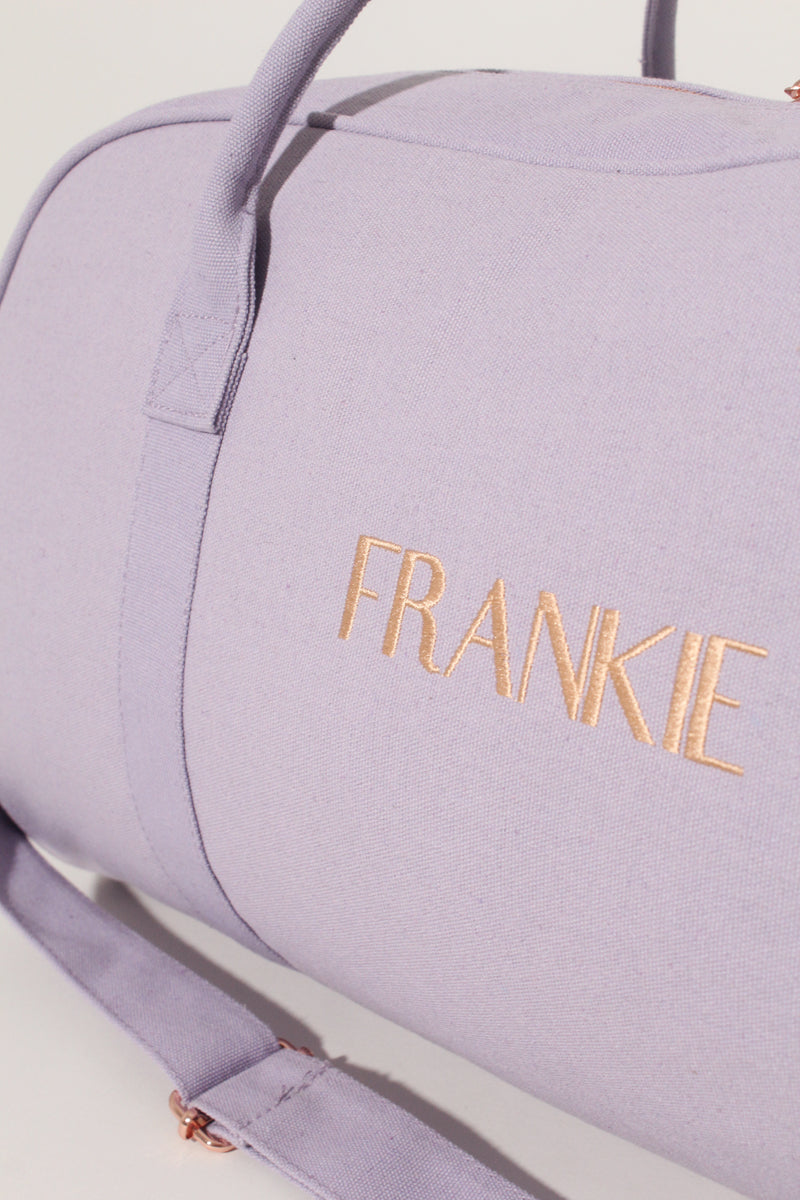 Personalised Duffle Bag - Lilac