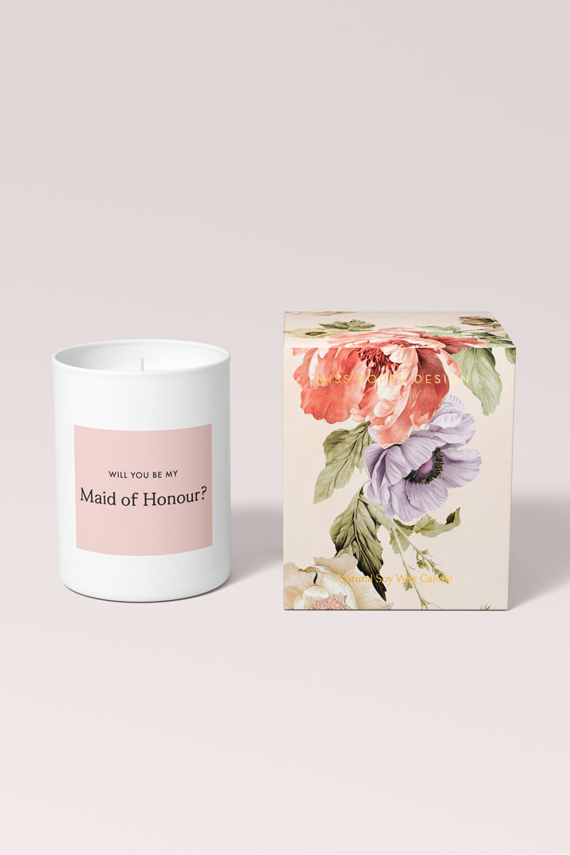 Bridal Proposal Candle