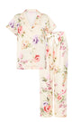Floral Bridesmaid Pyjamas | Floral Satin Lounge Set