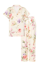 Floral Bridesmaid Pyjamas | Floral Satin Lounge Set