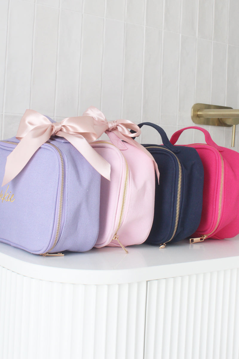 Personalised Makeup Cases | Custom Embroidered Bags