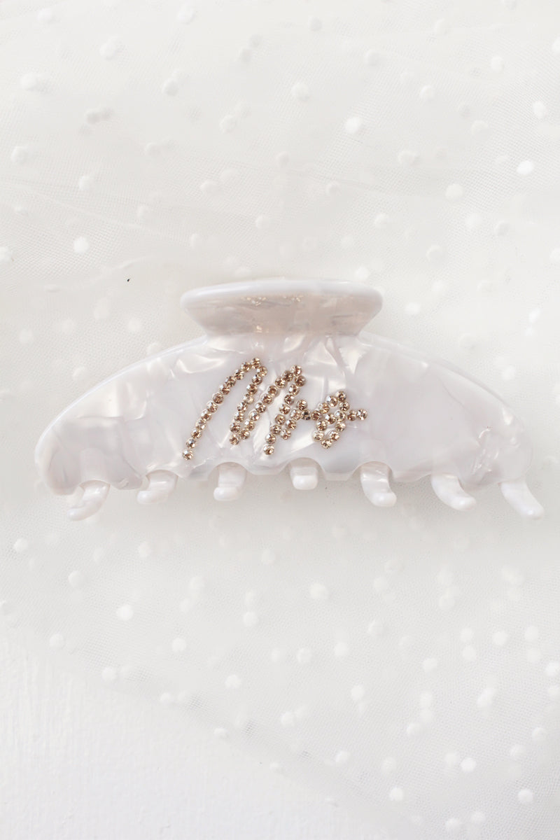Mrs Claw Hair Clip | Hens Party Accessory | Bachelorette Hair