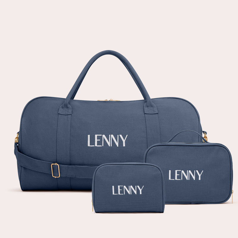 Personalised Bag Set Navy