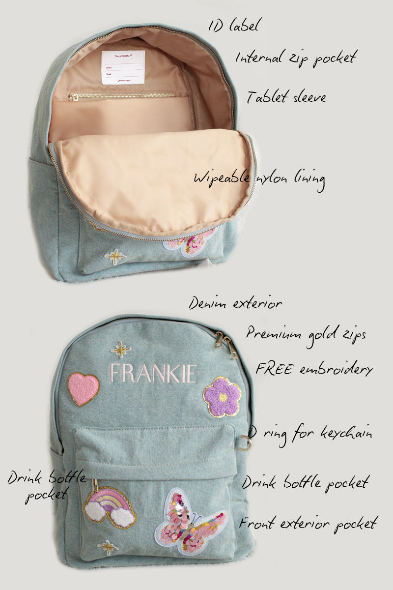 Patch Jacket + Backpack Bundle