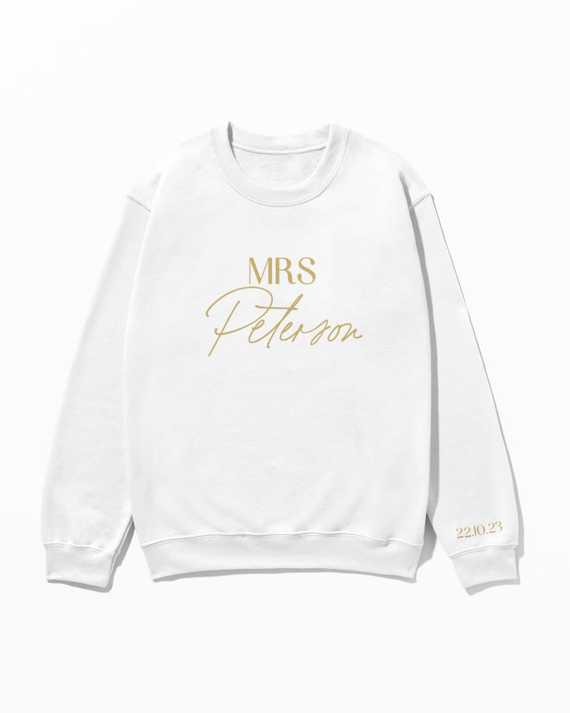 Personalised Embroidered MRS Sweater