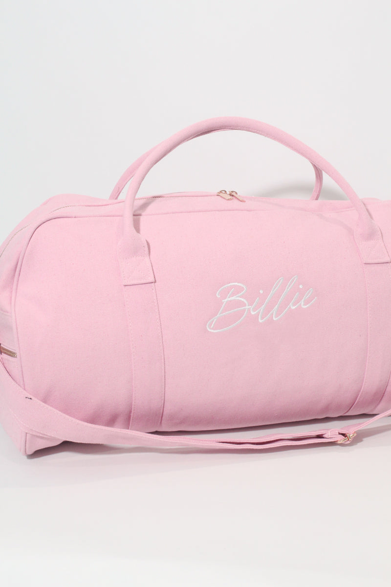 Personalised Duffle Bag - Pink