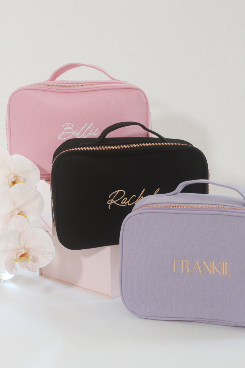 Personalised Vanity Bag - Lilac