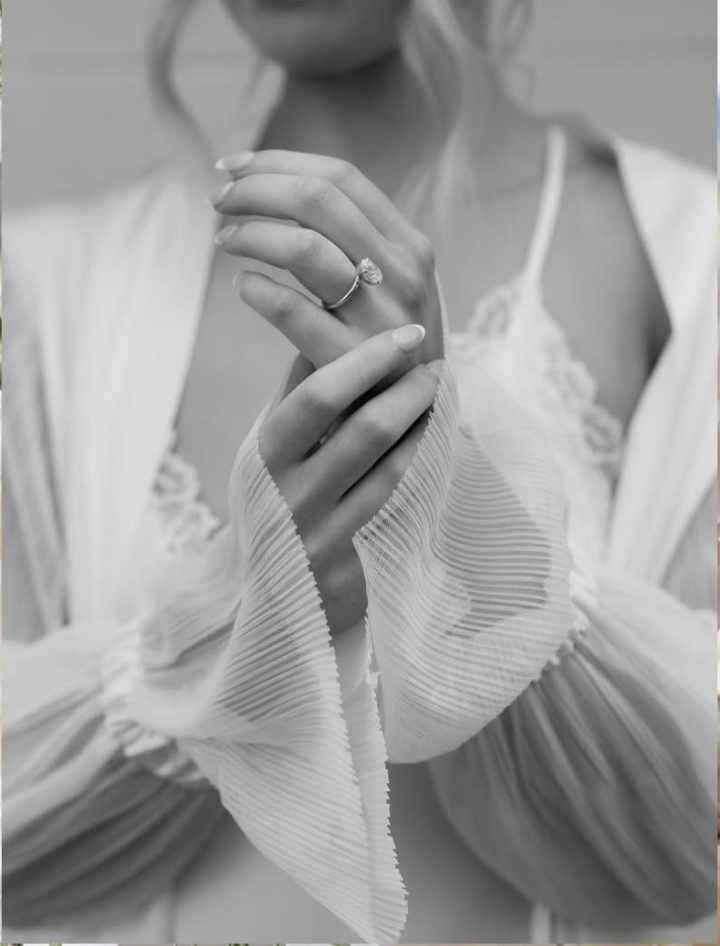 Satin Bridal Robe | Pleated Bridal Robe | Getting Ready Robe