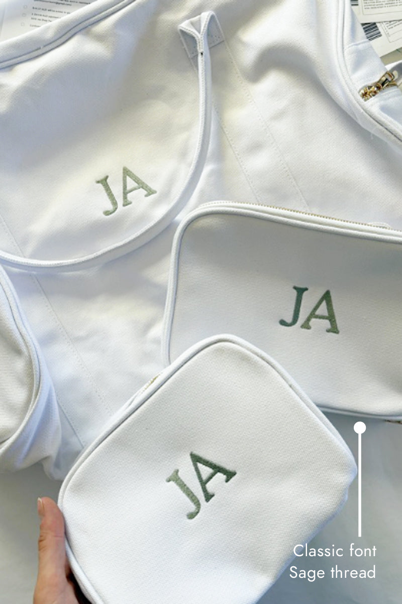 Personalised Duffle Bag Sage