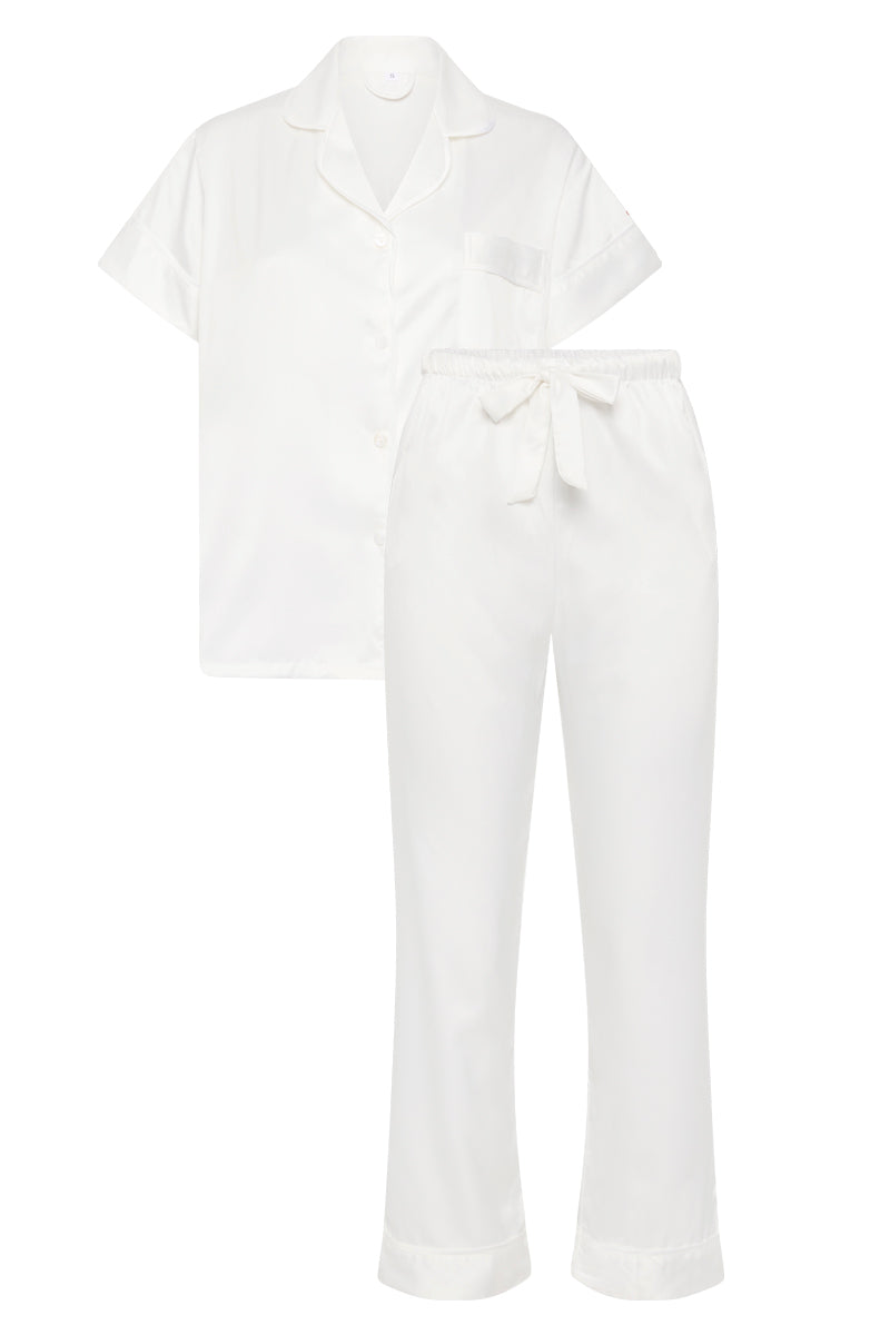 White Bride and Bridesmaid Pyjamas Australia | Personalised Pyjamas