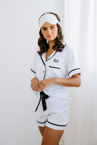 White Satin Bridesmaid Pyjamas