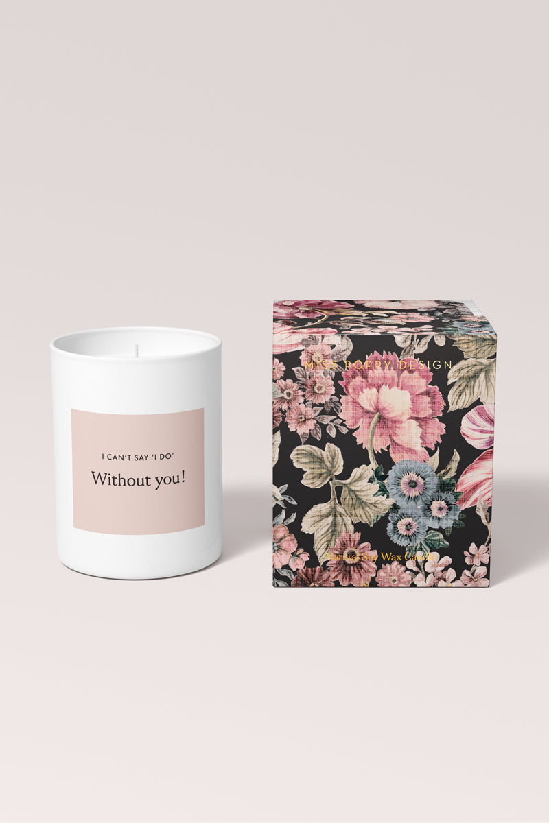 Say I Do Proposal Candle