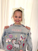 Personalised Girls Custom Denim Jacket with Name