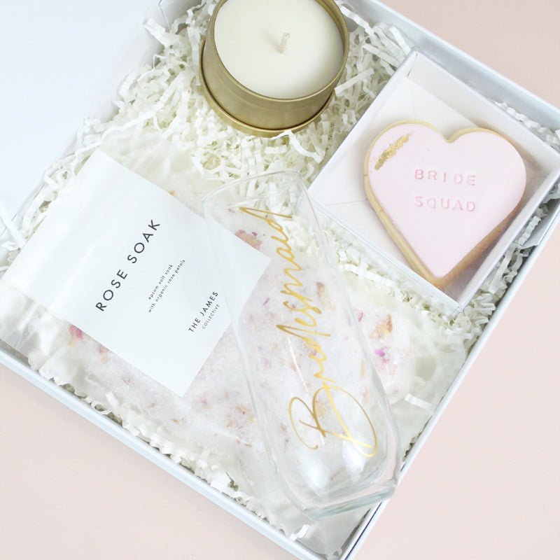 Blushing Personalised Bridesmaid Proposal Gift Box