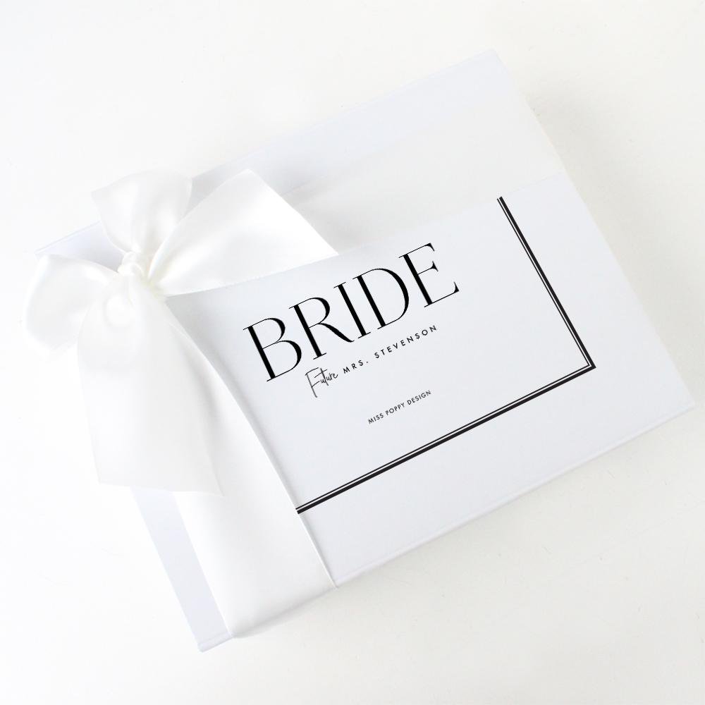 Bride Personalised Gift Box- Rectangle