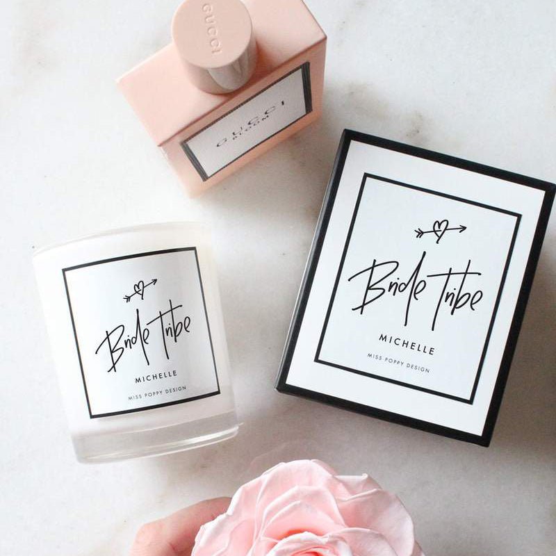 Personalised Bride Tribe Candle