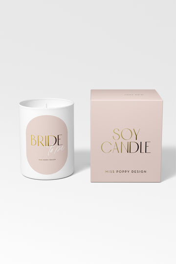 Bride to Be Candle