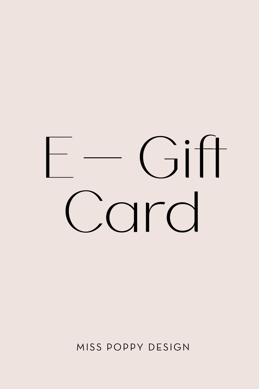 E-Gift Card